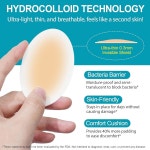 발뒤꿈치용 블리스터 발뒤꿈치, 패드 붕대, 붕대 접착 패드, 발가락, 멀티 하이드로콜로이드 방수 및 30pcs 사이즈 젤 쿠션 30pc (Pack of 1)... 