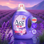에이스 럭스클린 라벤더 액체 세탁세제2.5LX4개외 알칼리 2종/고농축 중성 실내건조 : 터치 세탁세제