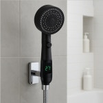 스마트방수샤워기 LED 온도표시 아기 신생아 온오프 샤워기 헤드 파워샷 : 집안살림