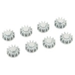 키지마 혼다 101-027 모터사이클 부품 드레스업 커버 세트 4개 알루미늄 CB400F 공랭식 엔진 실버 : 가민상사