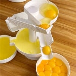 업소용 계란 흰자 분리기 식당 베이킹 도구 3단 제빵 White : 밍글링원