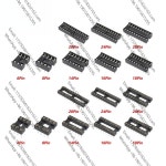 66PCS DIP IC 소켓 어댑터 솔더 타입 소켓 키트 6 8 14 16 18 20 24 nd foot : 자루비직구