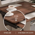 원룸용 이동식 컴퓨터책상 1인용 미니테이블 노트북책상 선반형 700x400 : 용인착착몰