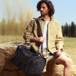 브라스택스 가죽 공예 왁스 캔버스 빈티지 오버나이트 더플 주말 여행 가방 신발 수납공간(그레이) 남성용 방수 기능 Dark Grey : NovaLota