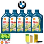 BMW 525d 엔진오일 F10 (11-14년식) 쉘 에코 5W30 5L+오일필터+에어필터 : 311모터스