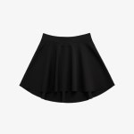 성인 발레복 컴포트 댄스 발레 풀온 스커트 치마 블랙 : 하글링 hagling