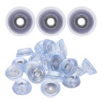 20Pcs 미끄럼 방지 부드러운 실리콘 고무 피트 패드 투명 커팅 보드 미끄럼 방지 가구 바닥 보호대 쿠션 : 베리랫서