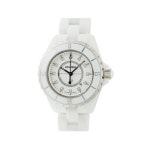 샤넬 CHANEL J12 세라믹 여성 손목시계 쿼츠 12P 인덱스 다이아 시계 리미티드  화이트  H1628 : 고호비 Gohobi