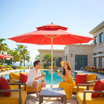 케이가든 대형 2단 지붕 폴딩 파라솔 야외 낚시 포장마차 테라스 카페 정원 캠핑 비치 : 케이가든샵