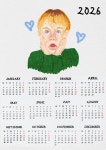 나홀로집에 달력 : 실비아 앤 율리아 드로잉
