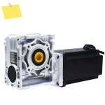 RV040 20 비율 기어박스가 있는 NEMA34 86mm 웜 기어드 스테퍼 모터 : 힘센농부