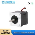 Nema14 JMC 35J1834-407 CNC 3D 인쇄 재봉틀 키트용 2상 0.15Nm 0.8A 마이크로스텝 스테퍼 모터 : 마스툴0436