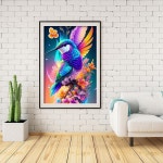 데코용 키트, 성인 벌새 초보자를 월 12 16인치 및 아트 젬 드릴 5d 위한 diy 페인팅 다이아몬드 fqovkyn 키트 풀 공예품 원형 G4522-US... 