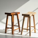 이안 멜리 다용도 미니 원목 소형 보조 간이의자 현관 스툴 의자 : 올다담