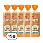 삼립 토스트 아침미소 발효 밀배아 샌드위치 식빵 790g, 15개 : 보아스제과