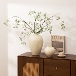 엔틱 도자기 소품 인테리어 원형 빈티지 집들이선물   달항아리 장식 꽃꽃이 고급 항아리 화병 : 구미베어마켓