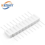 5PCS 5W 시멘트 22 1R 저항 33 저항기 10 25 5R 30 100R 20 0 15R : 레브모노
