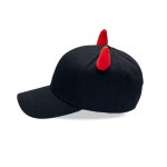 축구 태극기 문구 모자제작 단체 자수 로고 붉은악마 뿔 응원도구 용품 : 골드캡