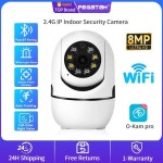 스마트 홈 보안 카메라 8MP 자동 추적 와이파이 IP 카메라 풀 컬러 야간 투시 5배 줌 무선 CCTV O-Kam Pro : 퓨처테크.