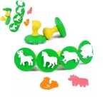 마타 라인스탬프 동물농장 6종세트 만년스탬프도장 : 마타상점