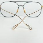 유이치토야마 U169 Kepes c1 골드 블랙 54사이즈 프리미엄 티타늄 투브릿지안경 : 디클래식안경원