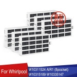 월풀 W10311524 AIR1 냉장고 탈취 활성탄 필터 부품 용 공기 신선한 6 팩 : 다운산업