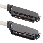 ICC 여성부터 남성까지 25쌍의 텔코 케이블 5피트 - Cat3 24AWG, 100 순도 구리, 그레이 라이저 CMR 케이블, 음성 및 저데이터 PBX... 