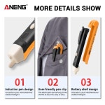 비접촉 유도  터치펜 AC110V 220V 전압계 프로브 전기 표시기 전력 검출기 테스터 S : 배곧종합상사