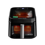 스테츠 스모키젯 프로 글라스 에어프라이어 6.5L 유리 바스켓 삼겹살 스테이크 : 스테츠