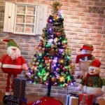 트리 풀세트 TREE 데코 산타 카페 전구포함 소품 : 에이치추천잡화점