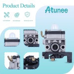 에어 필터 커버가 장착된 혼다 GX35 HHT35 HHT35S 4행정용 아투니 카뷰레터 16100-Z0Z-034 발전기 엔진 잔디 깎는 기계 교체 : 레브린마켓