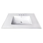 킹스턴 브라스 LBT25227W34 컨티넨탈 베니티 싱크탑, 화이트 25 19 x 22 06 6, 1 카운트 1 Count White : 피치라이프63