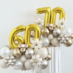 [단품] 환갑풍선 칠순잔치 숫자타워풍선 택배가능 광명 옥길 파티앤블링 : 파티앤블링블링