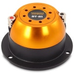 BT-1R 슈퍼 트위터(그릴 포함) - 100W RMS, 4옴 고감도 자동차 트위터 100dB, 4kHz-20kHz 컴팩트 1.6인치 깊이(싱글) Dual 4 Ohm... 