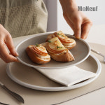 [B-Grade] 모네프 핸드메이드 환원 도자기 노아 시리즈 원형접시 (중) 20cm : 프라이스클럽