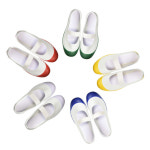 아사히 실내화 유아유치원 초등학생 학교 흰색 면 일반 실내화 밴딩 9가지 컬러 : 주식회사 제이드상사