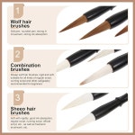 토얀도나 9개 물 붓 펜 잉크 컬러 초급 회화용 서예 미술 용품 : 스.마.트.딜