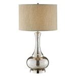 ZZFHYQ 유리 테이블 램프 모던 모델 하우스 빌라 웨딩 침실 침대 옆 램프 장식 테이블 램프 여정, 푸시 버튼 스위치 Push Button Switch... 