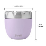 S well 스테인리스 스틸 푸드 볼 21.5온스 라일락 3중 진공 단열 용기로 음식을 : 블리스문샵