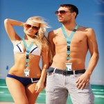 방수 카드 홀더가있는 선박 CrideCards 용 개폐식 크루즈 매는 밧줄 세트 목 키 체인 스트랩 Credenciales 매는 밧줄 : 퓨처에센셜