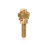 NSI SPM-3L 서비스 포스트 커넥터, 원와이어 타입, 10솔 - 4스트릿 도체 범위, 5/16인치 x 18-1인치 스터드 크기, 1/2인치 x 20인치 헥스... 