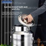 스텐레스 물통 상업용 휴대용 배럴 농수 25X36CM 계량 20L 대용량 배럴 와인 3L 15x22 : 스마트한용구