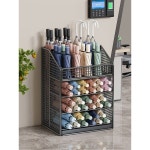 간식 팬트리 철제선반 3층 매대 4층 50X30X86CM 철제 5M 판매대 약국 블랙 스몰 사이즈 : 스마트한용구