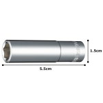 토네(TONE) 딥소켓(6각) 2SB-11L 삽입각 6.35mm(1/4inch) 이면폭11/32inch인치 2SB-16L:두면폭:1/2inch : 상인상회무역