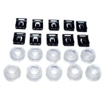 메르세데스 1159920310,0009944160용 자동 변속기 기어 변속 링키지 부싱 W/클립 10종 세트 : 현명한몰5