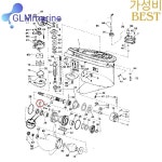 프로펠러 도장 세트 0334950 존슨/에빈루드 선외 100 115 HP 호환 GLM 시에라 18-8367 개 : 공덕