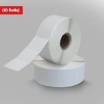 강력 접착제가 포함된 13800 매트 화이트 열 바코드 라벨 1/4 u201D 1 10 Rolls 10 000 Labels : 아이템루나