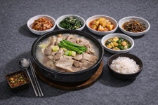 국내산 명가 돼지 국밥 밀키트 냉동 간편 캠핑 고기국밥 : 명가국밥