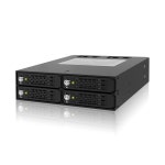 ICY DOK 4 Bay 2.5인치 SAS /SATA HDD / SSD 모바일 랙 인클로저 5.25인치 베이(키락 포함) | ToughArmor MB994SK-1B : 엠디제이엔