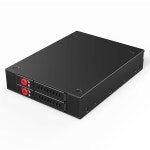 레디시오 SATA HDD 및 SSD 핫 스왑 케이지, 2 베이 2.5 u2019 모바일 랙, 3.5 드라이브 베이용 : 엠디제이엔